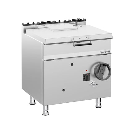 GGM Gastro Gas Bratt Pan - 60L - 20.5kW - Manual Tilt - with Water Fill Tap