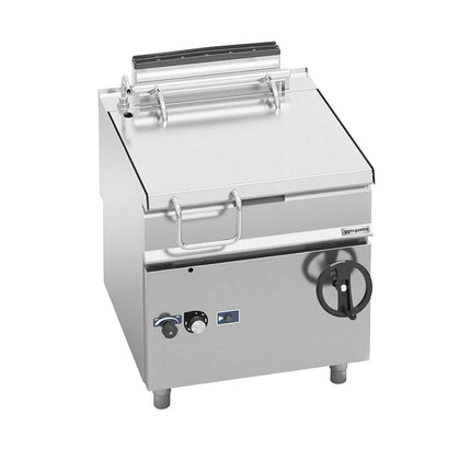 GGM Gastro Gas Bratt Pan - 80L - 20kW - Motorised Tilt - with Water Fill Tap