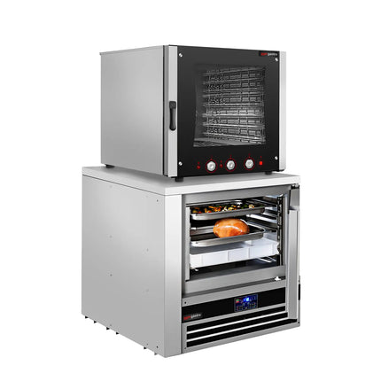 GGM Gastro Gas Commercial Combi Oven - Manual Controls - 6x GN 1/1 or 6x EN 600x400 - incl. Blast chiller 5x GN 1/1, Core temperature probe, HACCP monitoring
