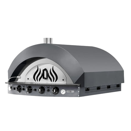 GGM Gastro Gas Deck Pizza Oven - Single Deck - 11 - Ø 25cm (25.4 cm) - Mechanical Controls - Anthracite - up to 400°C