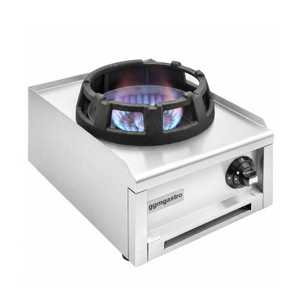 GGM Gastro Gas Hob - 12kW - 1 burner - High-Output Burners