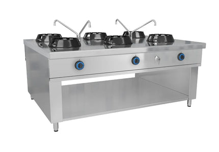 GGM Gastro Gas wok cooker - 84kW - 6 burner