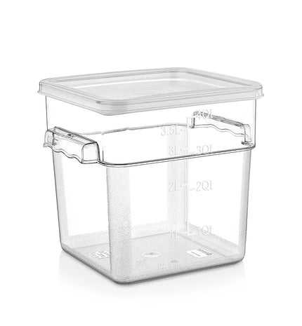 GGM Gastro Gastronorm Container with lid - Plastic - Clear - 7.6 litres
