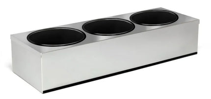 GGM Gastro Giá Đỡ Bình Đựng Nước Sốt (Cho 3x SRK5) - Thép Không Gỉ - 605x205x125mm