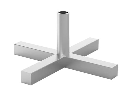 GGM Gastro Giá Đỡ Xiên Kebab - 390x390x115mm - Thép Không Gỉ - Chữ Thập