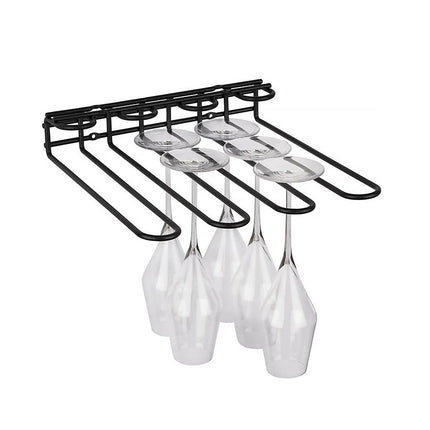 GGM Gastro Glass Hanger - Ceiling-mounted - Black Finish - 295mm - holds up to 12 glasses