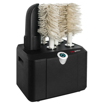 GGM Gastro Glass polishing machine - 1.15kW - with hot-air blower & 5 rotating brushes