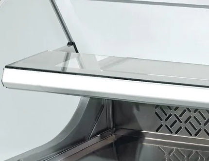 GGM Gastro Glass shelf - 925x210mm - Thickness: 10mm - for KRI109 series
