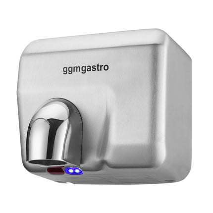 GGM Gastro Hand Dryer with Sensor - Matt Black Stainless Steel