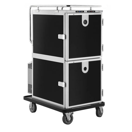 GGM Gastro Heated and Chilled Banquet Trolley – 2 x 158 Litres – for 12 x GN 2/1