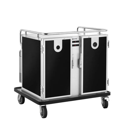 GGM Gastro Heated and Chilled Banquet Trolley – 2 x 208 Litres – for 16 x GN 1/1