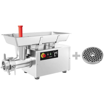 GGM Gastro Heavy Duty Electric Meat Mincer - Size 22 - 250kg/h - 1.5 kW - Mincing Plate 4mm