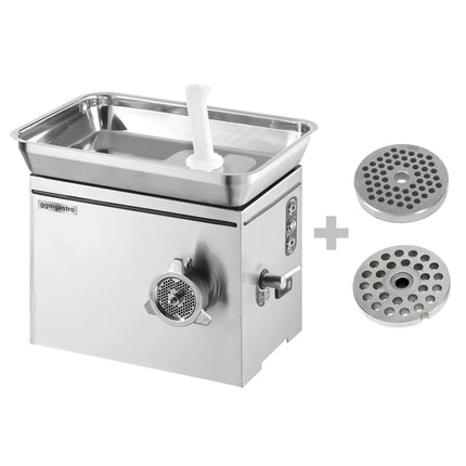 GGM Gastro Heavy Duty Electric Meat Mincer - Size 22 - 350kg/h - 1.1 kW - Mincing Plate 4.5mm - with Cooling System