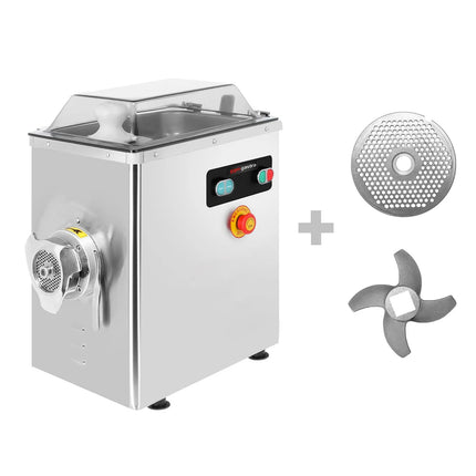 GGM Gastro Heavy Duty Electric Meat Mincer - Size 22 - 400kg/h - 1.5 kW - 1400rpm - Mincing Plate 4mm