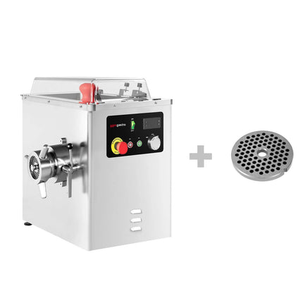 GGM Gastro Heavy Duty Electric Meat Mincer - Size 32 - 500kg/h - 2.2 kW - Mincing Plate 4mm - with Cooling System