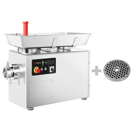 GGM Gastro Heavy Duty Electric Meat Mincer - Size 32 - 500kg/h - 2.2 kW - Mincing Plate 4mm - with Cooling System