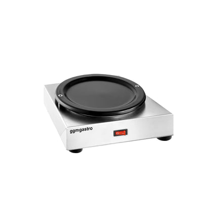 GGM Gastro Hot Plate - 60 W - for 1 Coffee or Tea Pot each Ø174mm