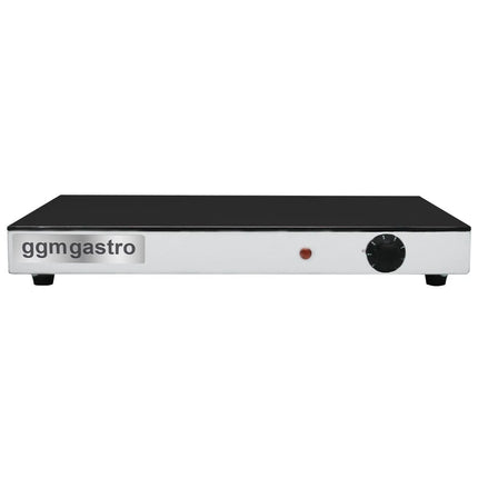 GGM Gastro Hot Plate - Stainless Steel - with Ceramic Glass Surface - 260 W