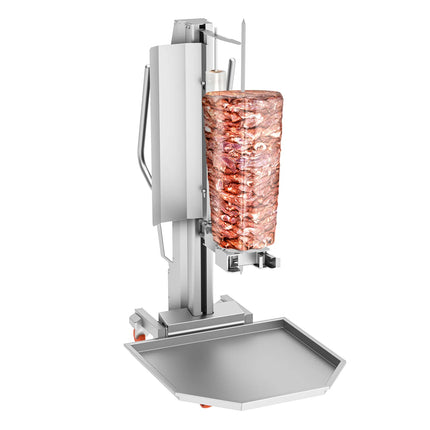 GGM Gastro Hydraulic Doner Kebab Lift – 350 kg, 1240 mm Lift, Ø580 mm Meat, Removable Drip Tray, Wrap & Cut