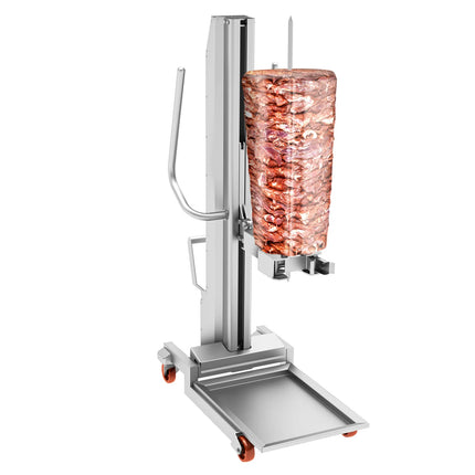 GGM Gastro Hydraulic Doner Kebab Lift – 350 kg Max Load - AISI 430 Stainless Steel - For Doner Robot