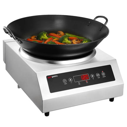 GGM Gastro Induction wok - 3.5kW - 1 cooking zone - Ø 460mm - incl. wok