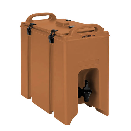 GGM Gastro Insulated Drink Dispenser with Tap - Hot & Cold - 18L - Terracotta