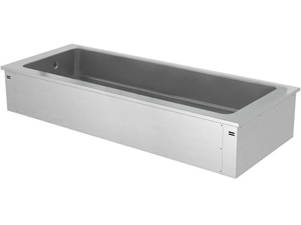 GGM Gastro Integrated Drop-in Ice Well - 2110mm - 6x GN 1/1 - 250L