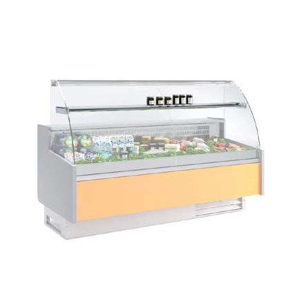 GGM Gastro Intermediate shelf - Glass shelf with metal frame - 1450x250x100mm - for KTJI159E & KTJI159G series