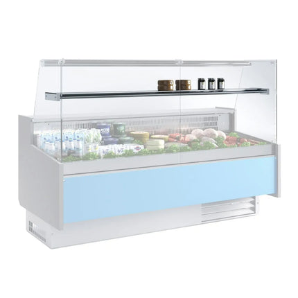 GGM Gastro Intermediate shelf - Glass shelf with metal frame - 2450x250x100mm - for KTJI259E & KTJI259G