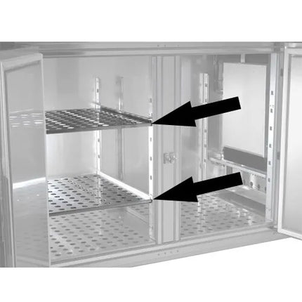 GGM Gastro Intermediate shelf - Stainless steel - 475x530x13mm - for BRS & BLS series