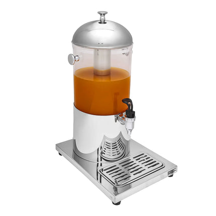 GGM Gastro Juice Dispenser - 7.5 Litres - Stainless steel - incl. drip tray & lid