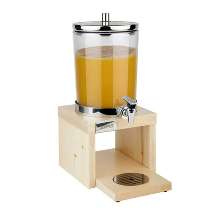 GGM Gastro Juice Dispenser - BRIDGE - polycarbonate tank with tap - 4 Litres - Stainless steel - incl. touchless adaptor & 2 ice packs