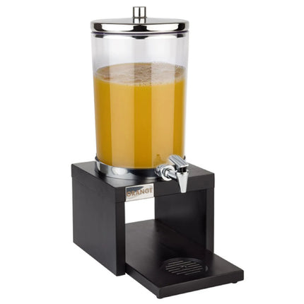 GGM Gastro Juice Dispenser - BRIDGE - polycarbonate tank with tap - 6 Litres - Stainless steel - incl. wire stand, 2 batteries & touchless adaptor