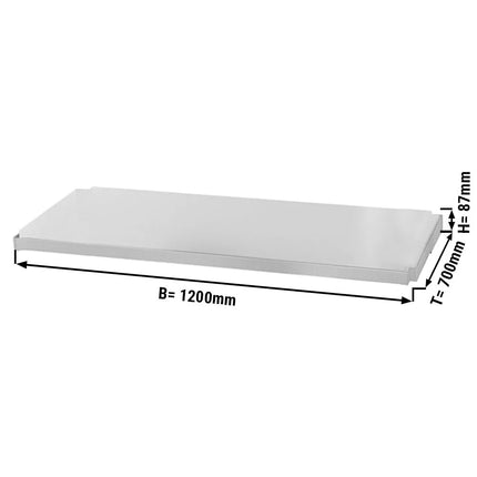 GGM Gastro Kệ Dưới Bàn Thao Tác - 1200x700mm - Cho Bàn ATK127 & ATK127A