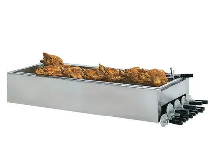 GGM Gastro Khay Hứng Có Giá Xiên Cho Lò Quay Gà - 1098x480x160mm - Thép Không Gỉ