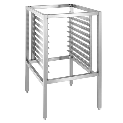 GGM Gastro Khung Chân Đế Lò Hấp Combi - Giá Cho 9x EN 600x400 - 850x925x1035mm - Thép Không Gỉ - Cho BB446N, BB646N, BB1046, BB646N-TP, BB1046N-TP, BB446N-TP, HEB611-46 & HEB1011-46