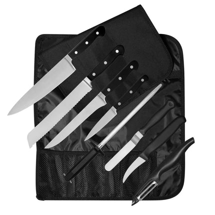 GGM Gastro Knife Set Classic Pro Line with Roll Bag