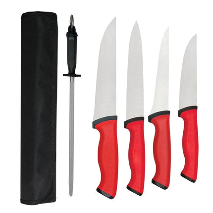GGM Gastro Knife Set Duo with Roll Bag - with Roll Bag