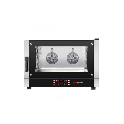 GGM Gastro Lò Hấp Combi Điện COMPACT Làm Bánh - Điều Khiển Số - 4x EN 600x400 - Kèm Đấu Nối Nước Cố Định