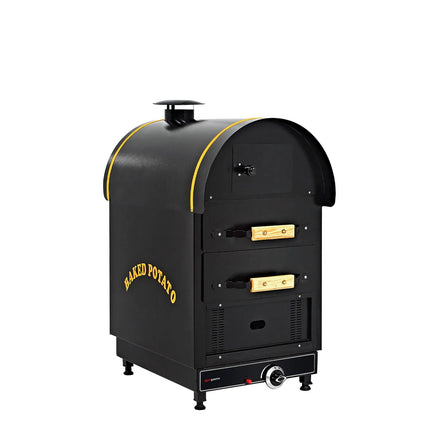GGM Gastro Lò Nướng Khoai Gas - Điều Khiển Cơ - 4.9kW - 500x950x700mm - 2 Ngăn Kéo