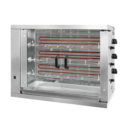 GGM Gastro Lò Quay Gà Điện - 14.4kW - 3 Xiên - Đến 18 Con Gà
