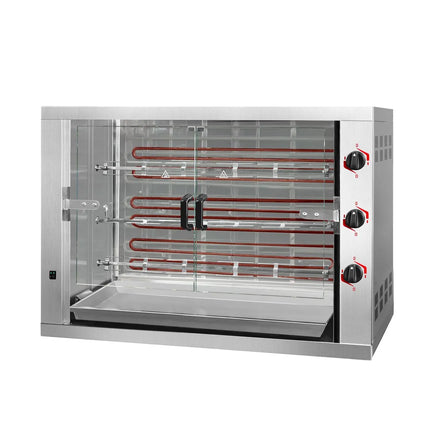 GGM Gastro Lò Quay Gà Điện - 14.4kW - 3 Xiên - Đến 18 Con Gà