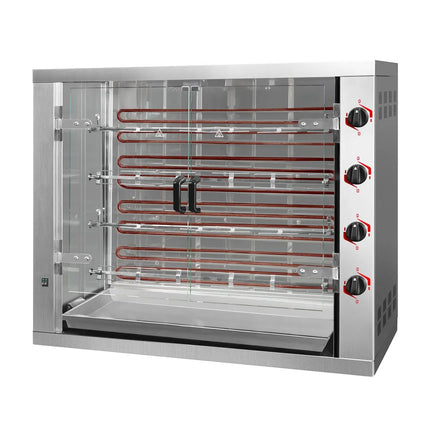 GGM Gastro Lò Quay Gà Điện - 19.2kW - 4 Xiên - Đến 24 Con Gà