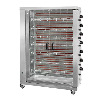 GGM Gastro Lò Quay Gà Điện - 33.6kW - 7 Xiên - Đến 42 Con Gà