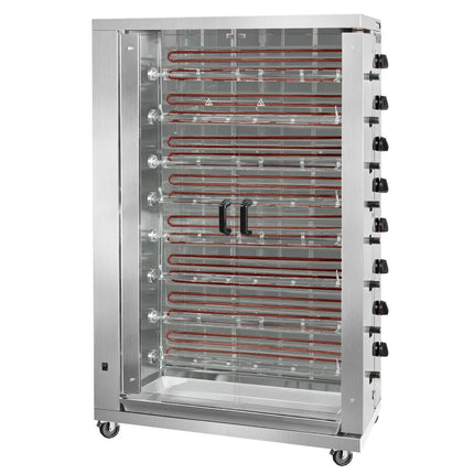 GGM Gastro Lò Quay Gà Điện - 38.4kW - 8 Xiên - Đến 48 Con Gà