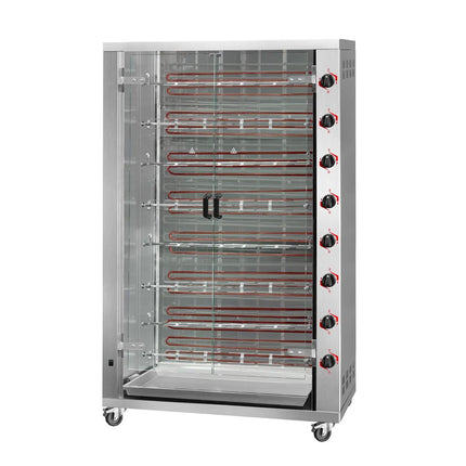 GGM Gastro Lò Quay Gà Điện - 38.4kW - 8 Xiên - Đến 48 Con Gà