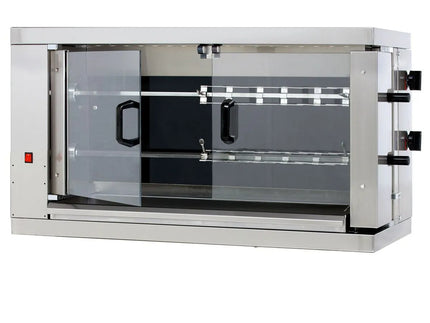 GGM Gastro Lò Quay Gà Điện - 9.6kW - 2 Xiên - Đến 12 Con Gà