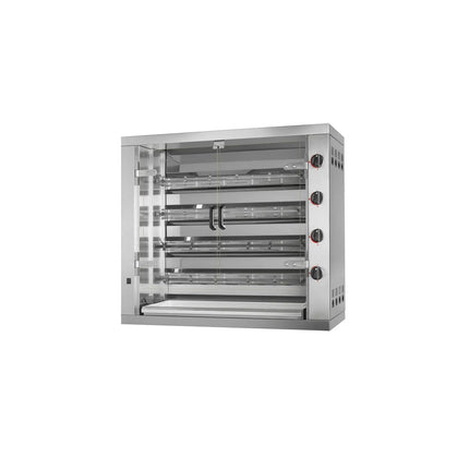 GGM Gastro Lò Quay Gà Gas - 23.6kW - 4 Xiên - Đến 24 Con Gà