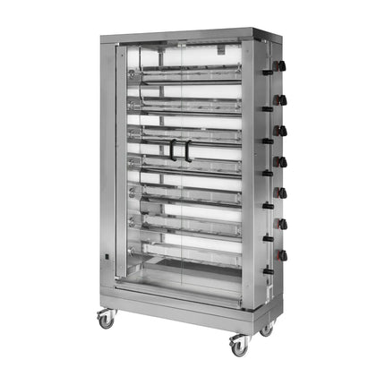 GGM Gastro Lò Quay Gà Gas - 42kW - 7 Xiên - Đến 42 Con Gà