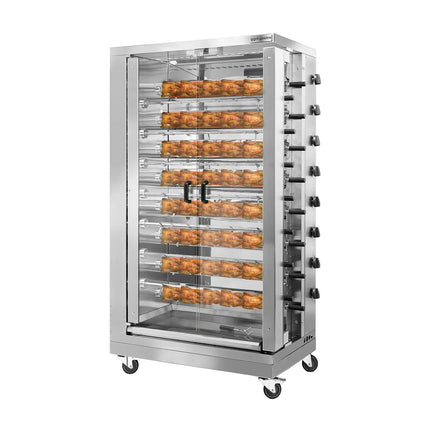 GGM Gastro Lò Quay Gà Gas - 47.2kW - 15 Xiên - Đến 90 Con Gà
